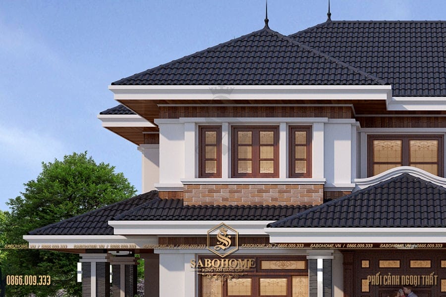 Biệt thự hiện đại 2 tầng đẹp