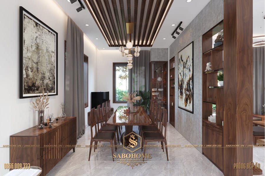 thiết kế phòng bếp ăn hiện đại bt 2063 03