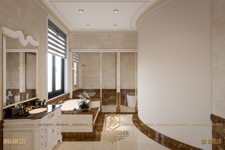 thiết kế master bathroom ntbt 2091