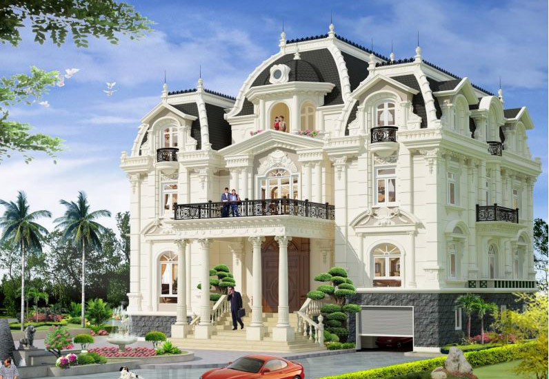 Công ty thiết kế dinh thự đẹp cổ điển cao cấp