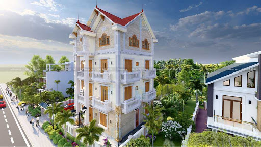 Quy trình thiết kế thi công biệt thự 4 tầng