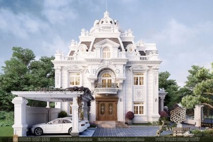 biệt thự tân cổ điển 3 tầng bt 2167