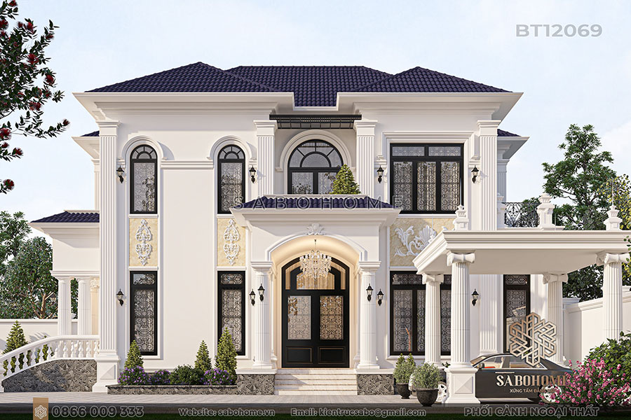 biệt thự 2 tầng