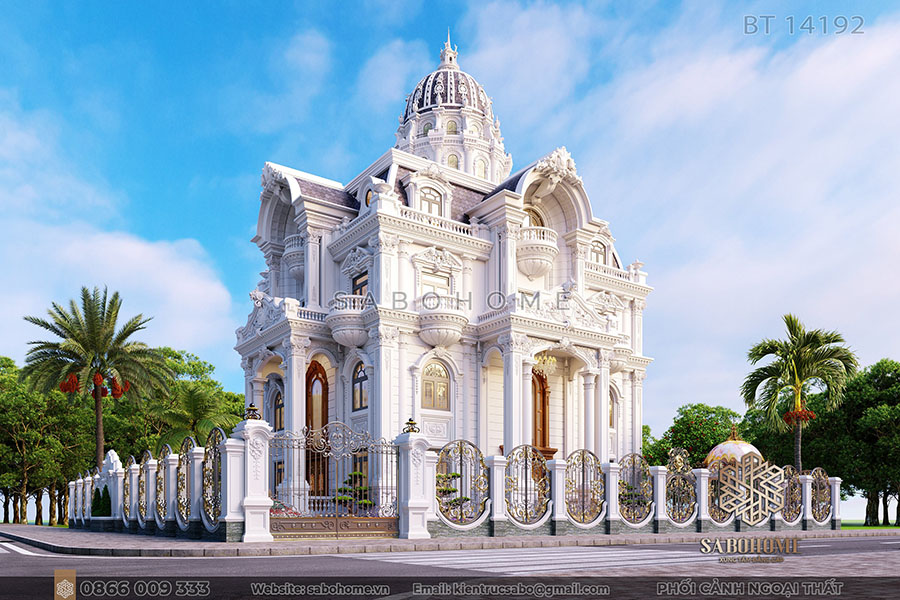 biệt thự 4 tầng