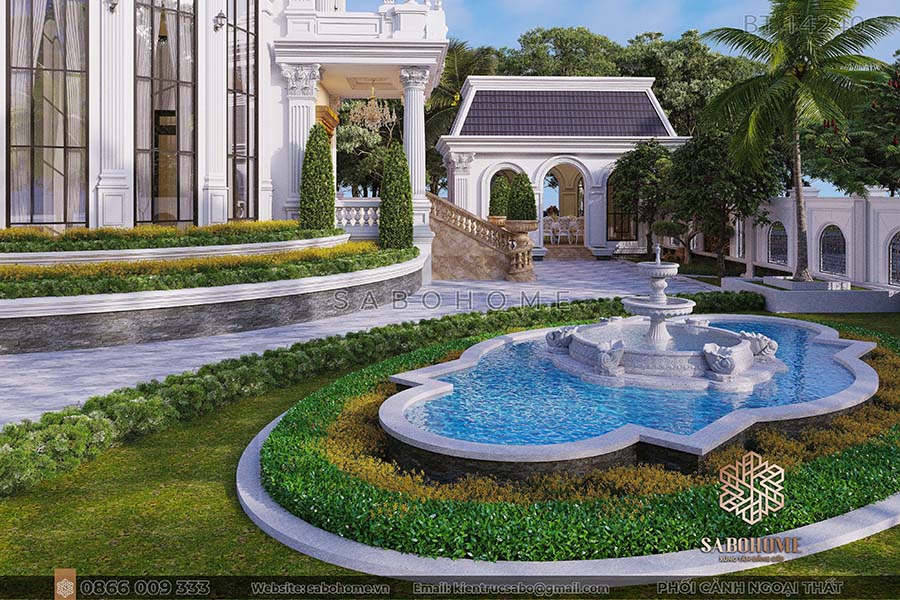biệt thự 4 tầng