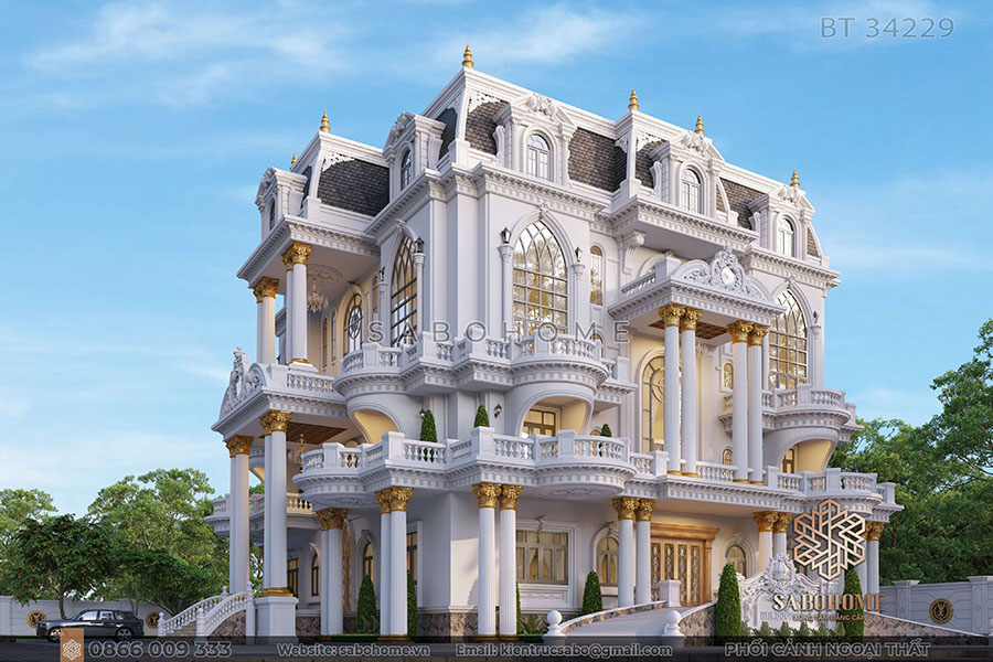 biệt thự cổ điển sabohome