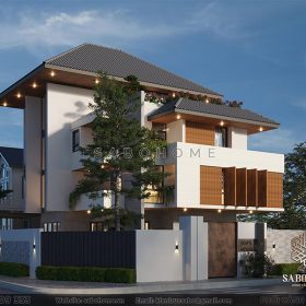 biệt thự 4 tầng