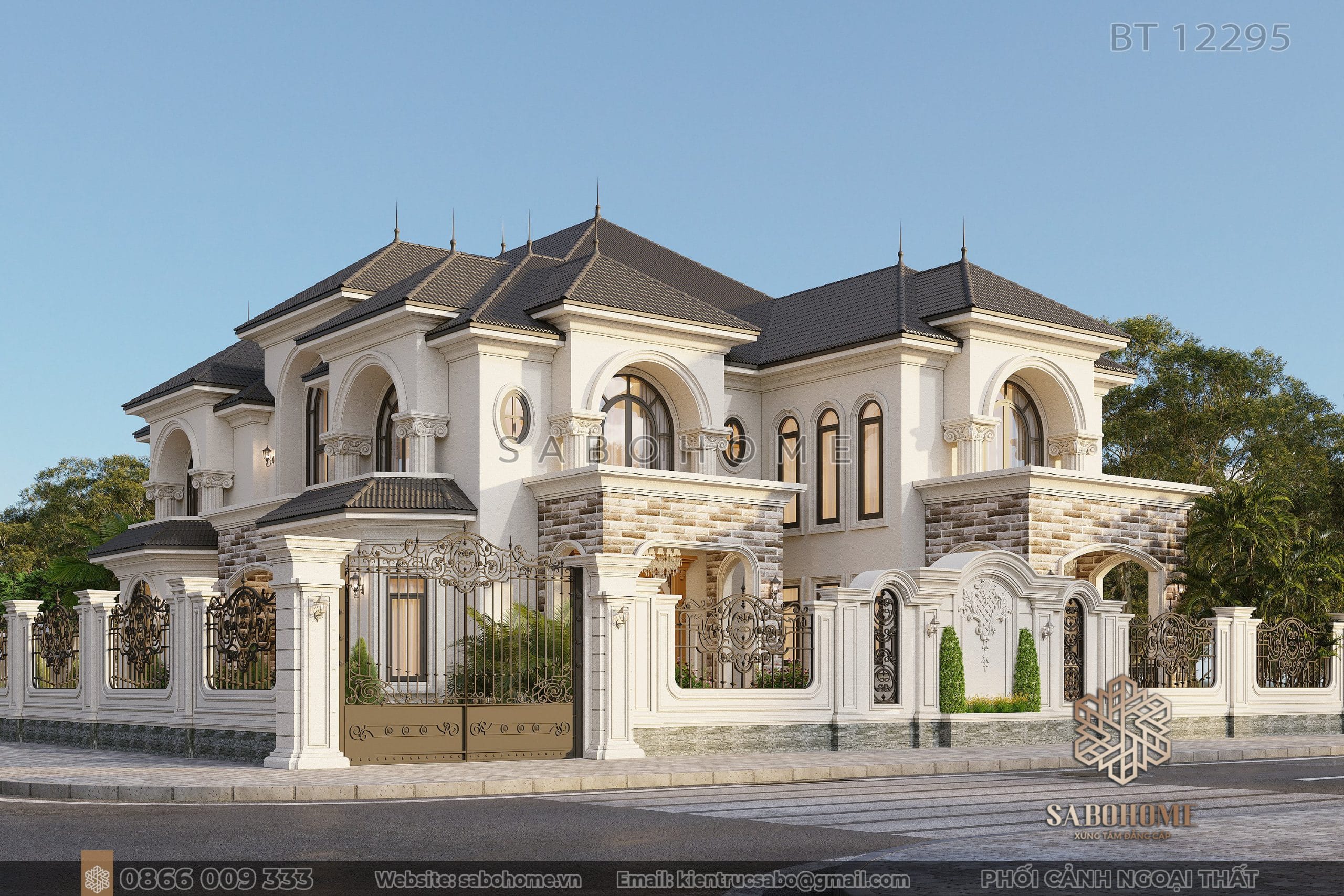 Biệt thự tân cổ địa Trung Hải - Nơi tạo nên cuộc sống đẳng cấp và phong cách riêng Tận hưởng không gian sống độc đáo và tinh tế tại biệt thự tân cổ địa Trung Hải của Sabohome