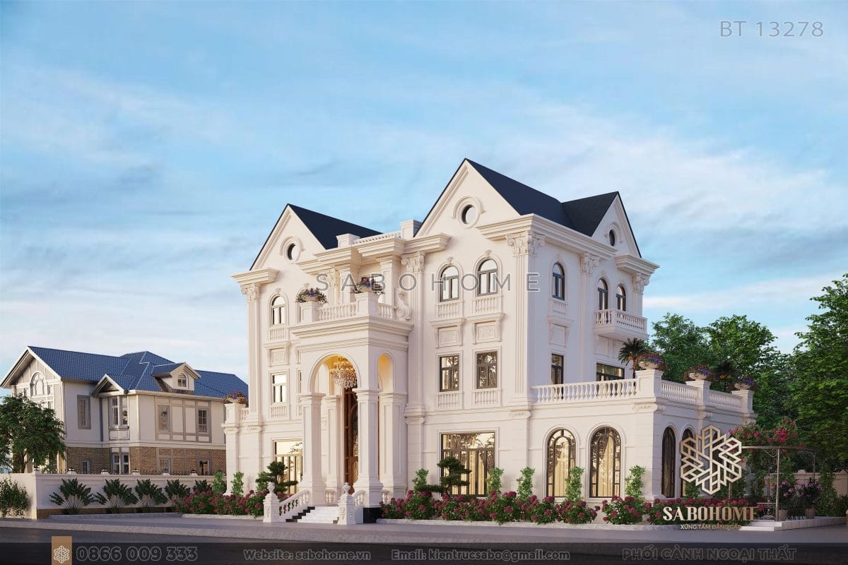 Tận hưởng cuộc sống hoàng gia trong biệt thự tân cổ điển Mở ra một thế giới tuyệt đẹp với thiết kế tân cổ điển