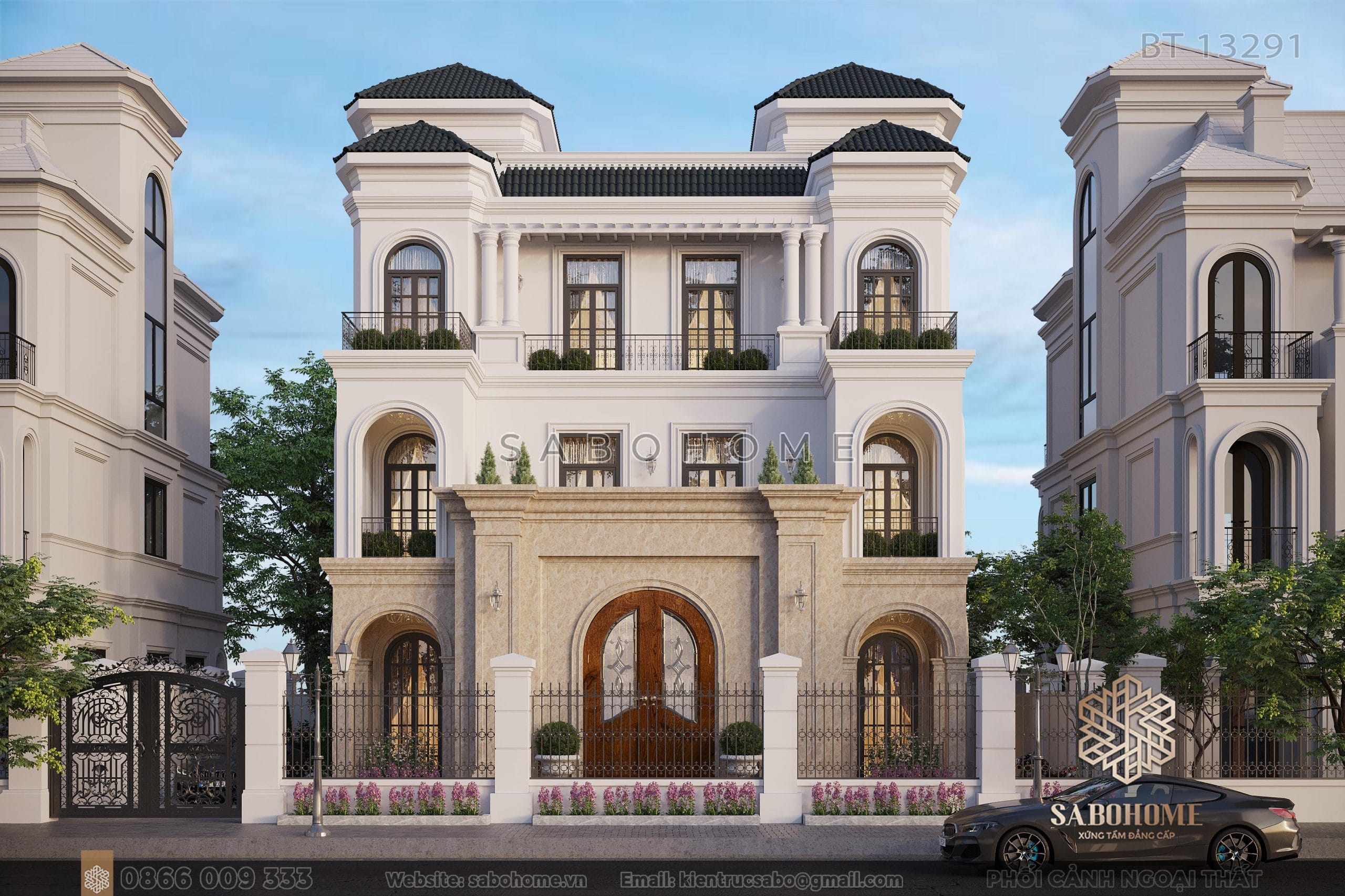 Tạo dấu ấn vĩnh cửu với biệt thự tân cổ điển của Sabohome Biệt thự tân cổ điển: Tạo dấu ấn vĩnh cửu trong không gian sống