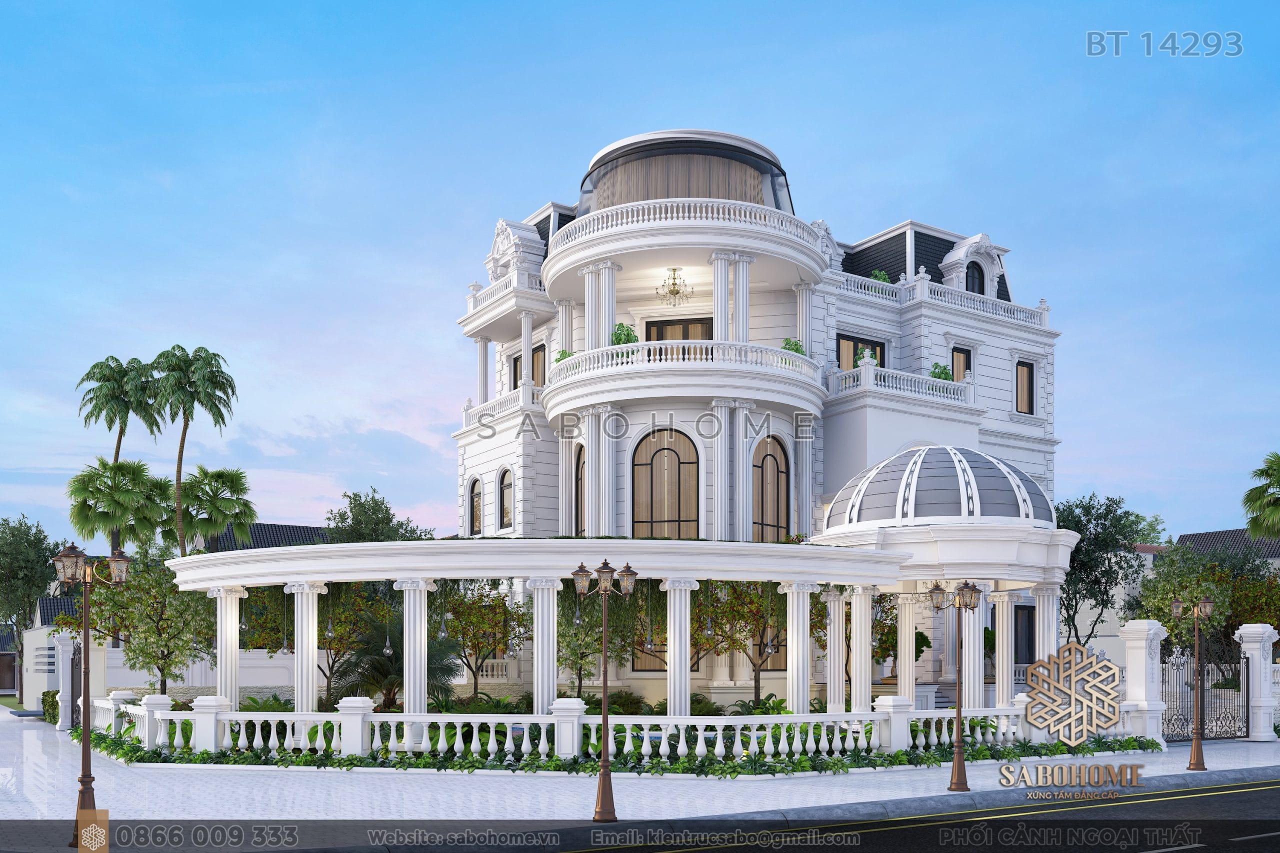 Sự kết hợp tinh tế giữa lịch sử và hiện đại: Một không gian sống đẳng cấp Biệt thự Tân Cổ điển: Nơi lịch sử và hiện đại hòa quyện