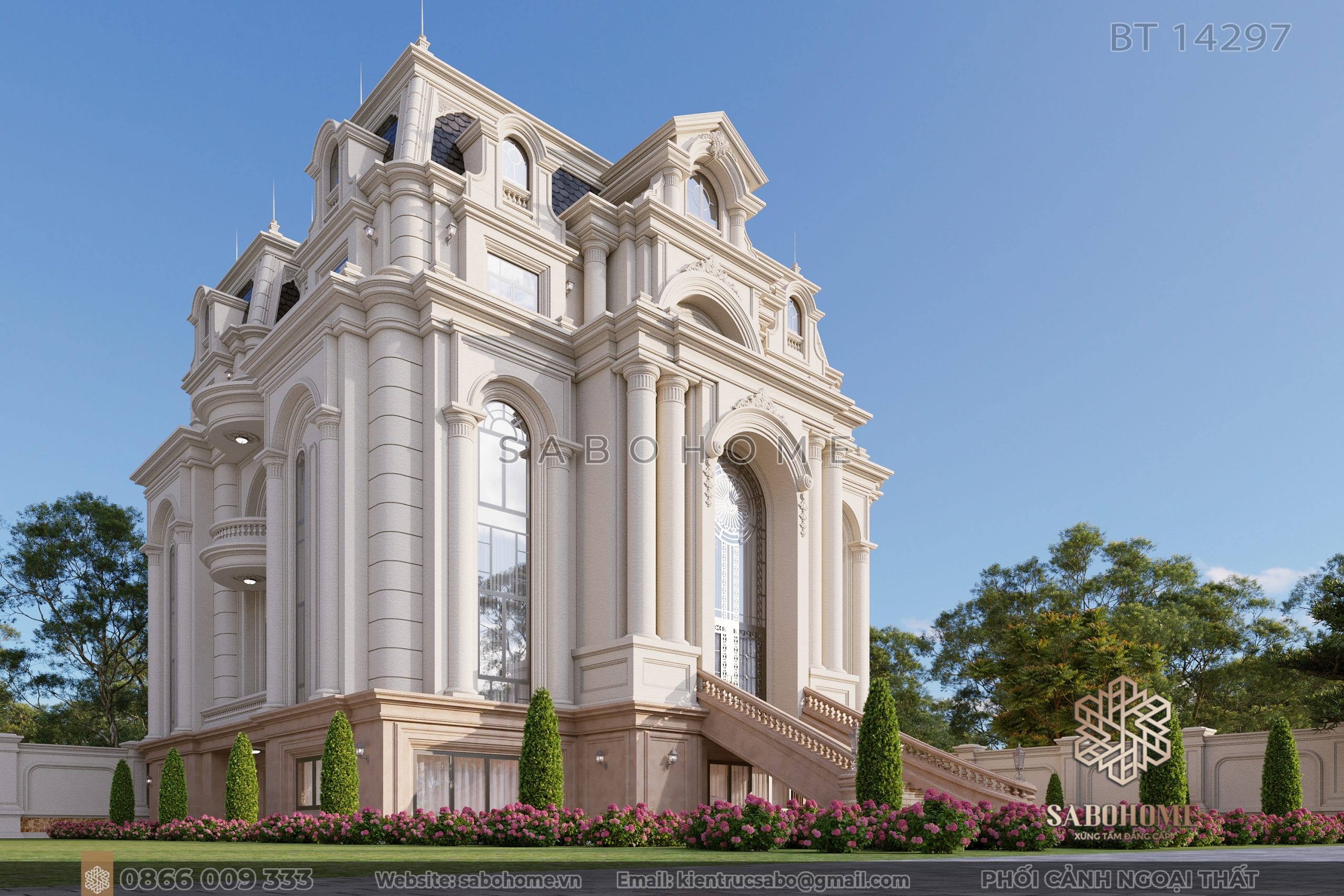 Biệt thự tân cổ điển Sabohome - Nơi hòa quyện giữa sự thanh lịch và những chi tiết độc đáo Khám phá sự tinh tế và sự độc nhất từng milimet trong biệt thự tân cổ điển Sabohome