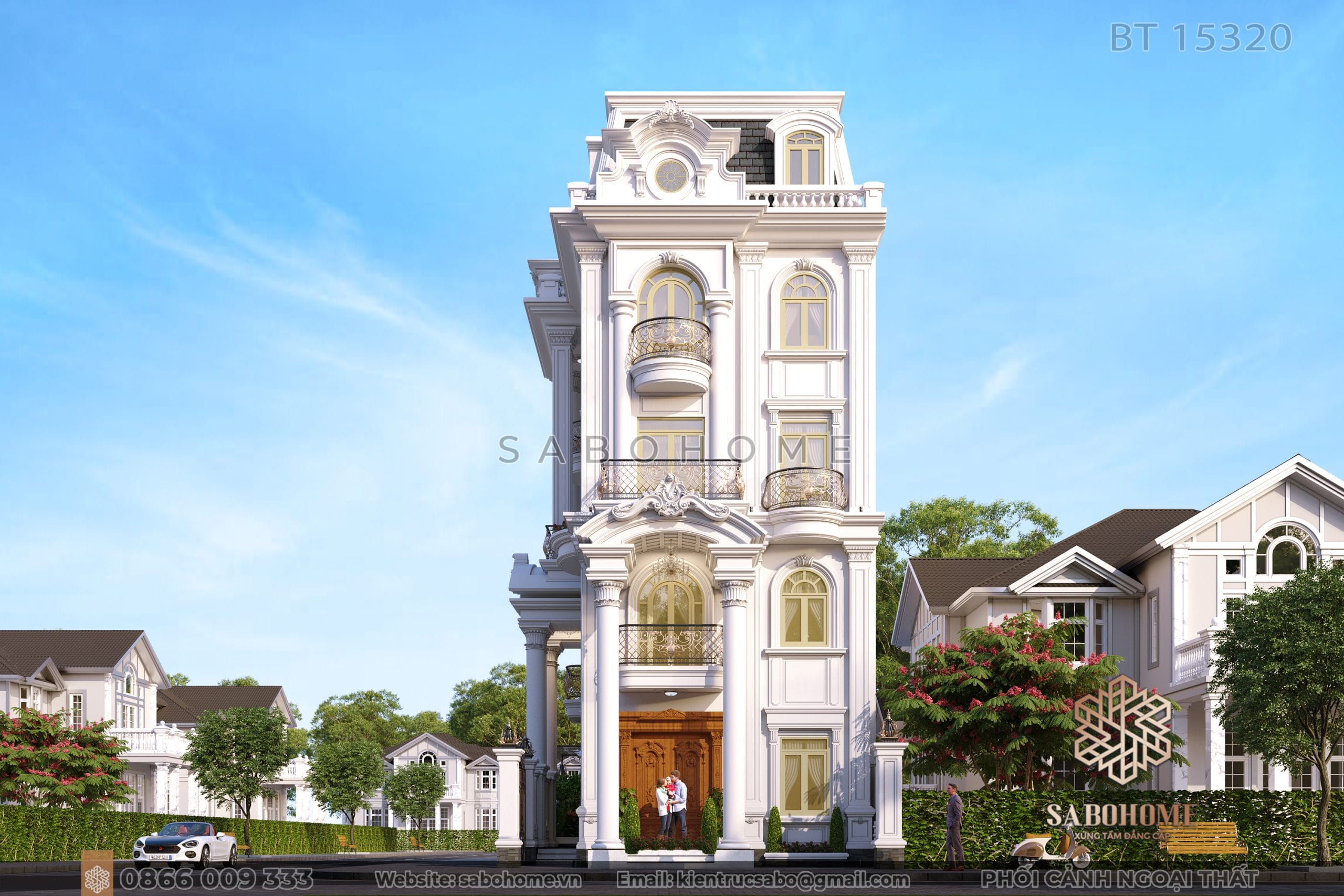 Sống trong không gian vừa cổ điển vừa hiện đại - Lựa chọn biệt thự Sabohome Sabohome - Sự hài hòa giữa vẻ đẹp cổ điển và tiện nghi hiện đại, mang đến trải nghiệm đích thực