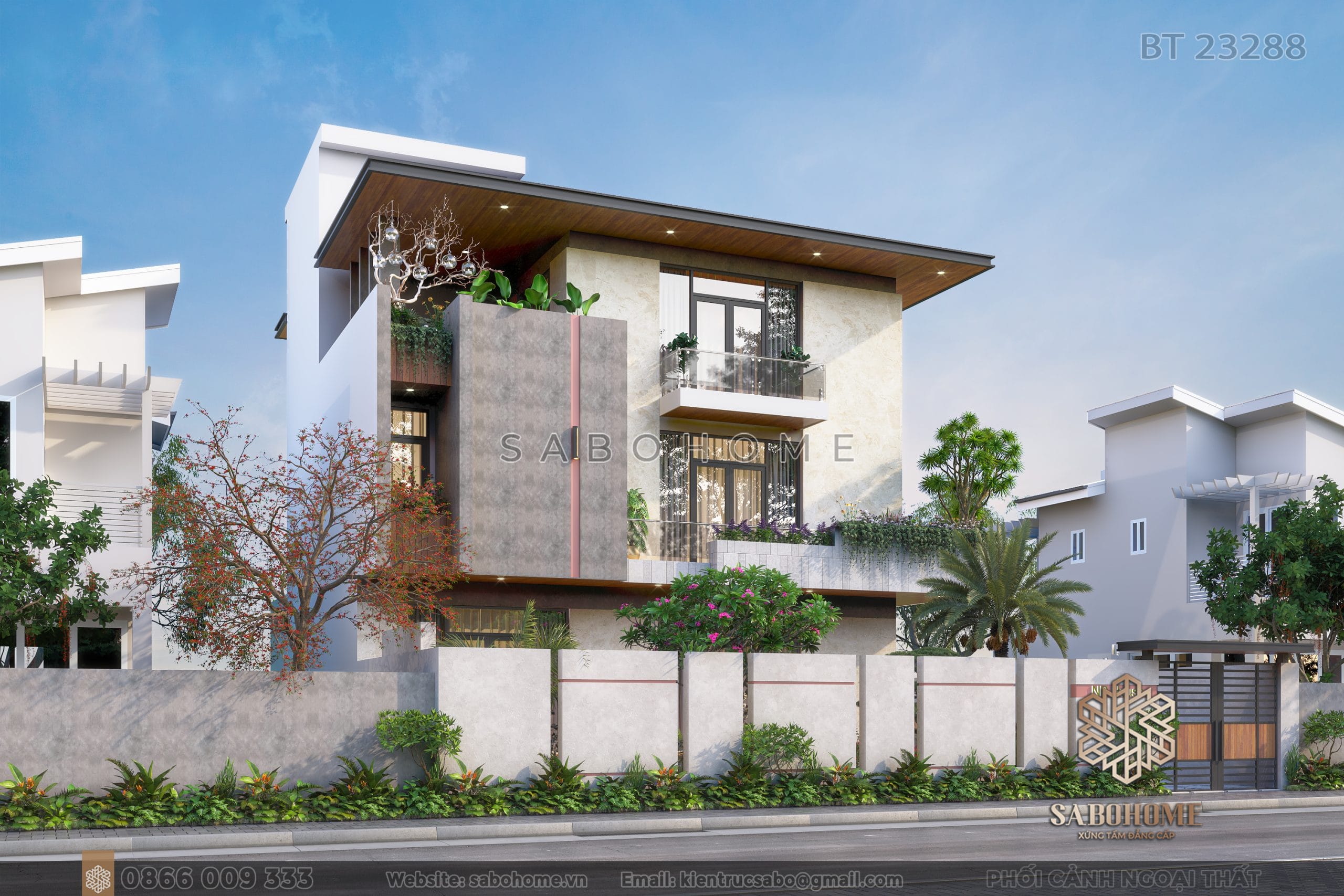 Lối kiến trúc lộng lẫy, mang đến sự sang trọng và đẳng cấp Khi cổ điển hòa quyện với đẳng cấp, kết quả là một mẫu dinh thự hoàn hảo