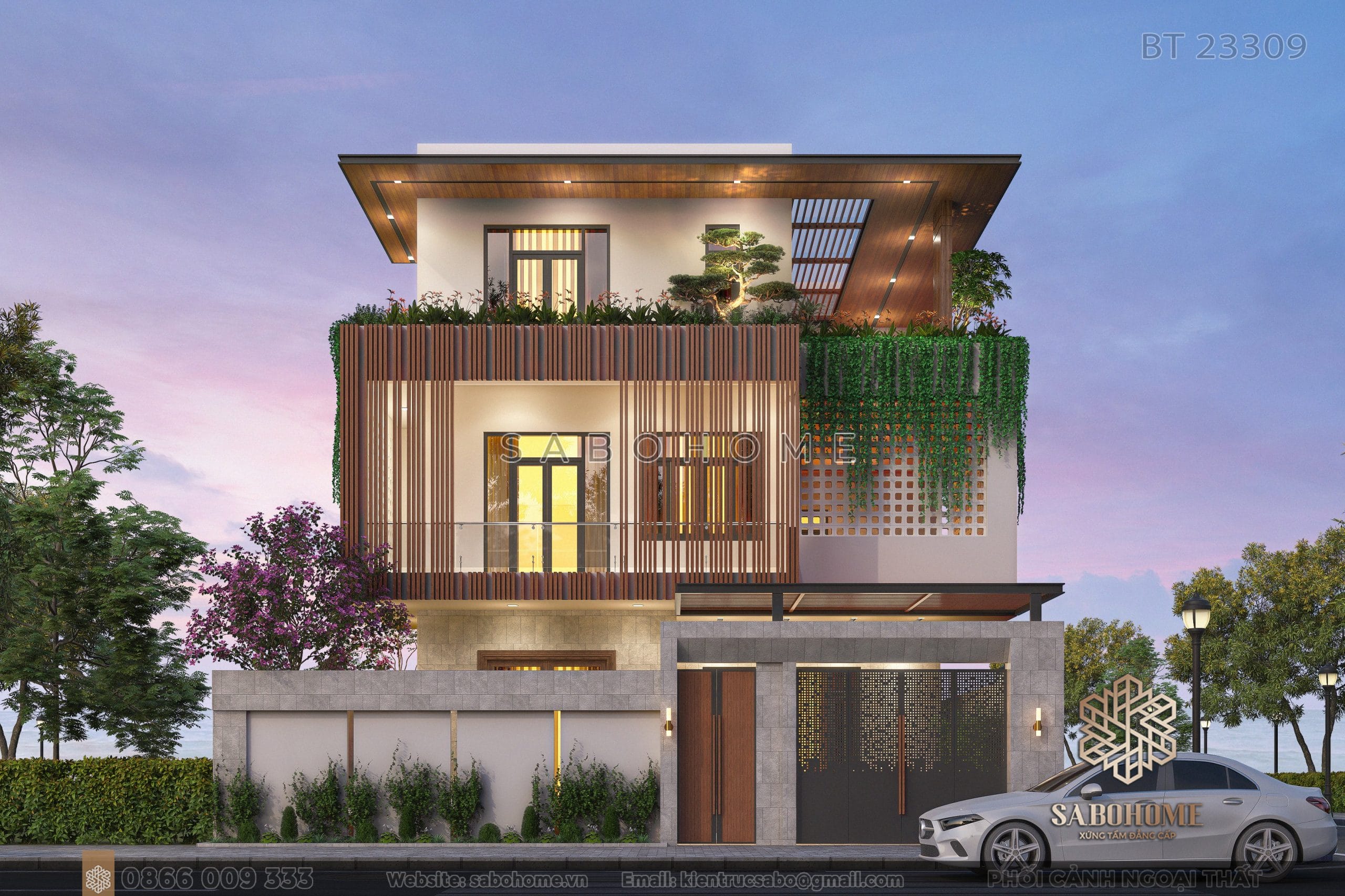 Khám phá sự tinh tế và sự đột phá trong thiết kế kiến trúc của biệt thự hiện đại Sabohome Trải nghiệm cuộc sống đẳng cấp và lịch thiệp tại biệt thự hiện đại Sabohome
