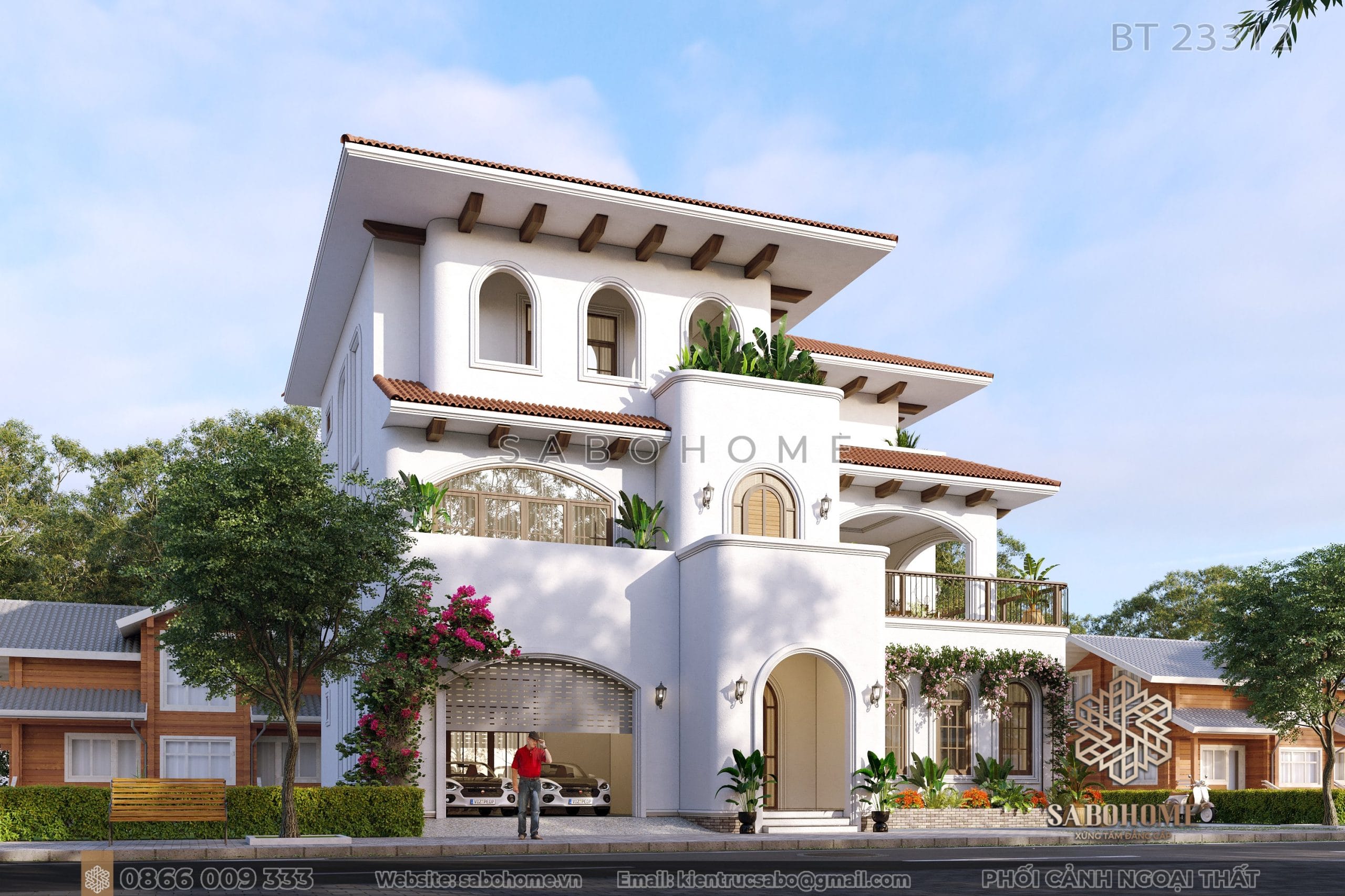 Biệt thự Sabohome - Sự kết hợp tuyệt vời giữa hiện đại và không gian tươi mới Sống trong không gian tươi mới và sáng tạo - Biệt thự Sabohome là sự lựa chọn hoàn hảo