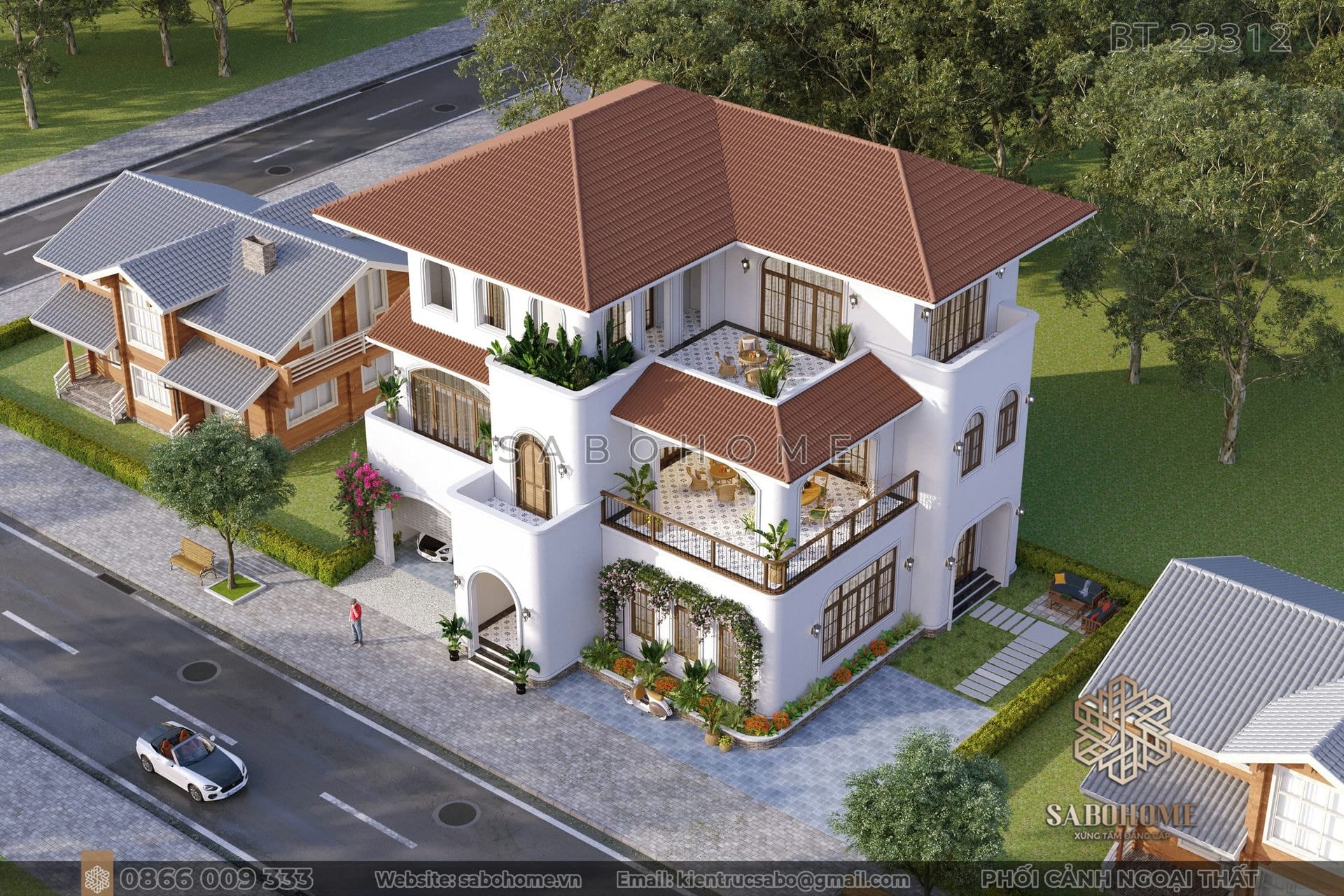 Biệt thự Sabohome - Nét đẹp hiện đại kết hợp với không gian tươi mới và sáng tạo Sabohome - Sống đúng phong cách hiện đại và tươi mới, tạo nên không gian sống đích thực