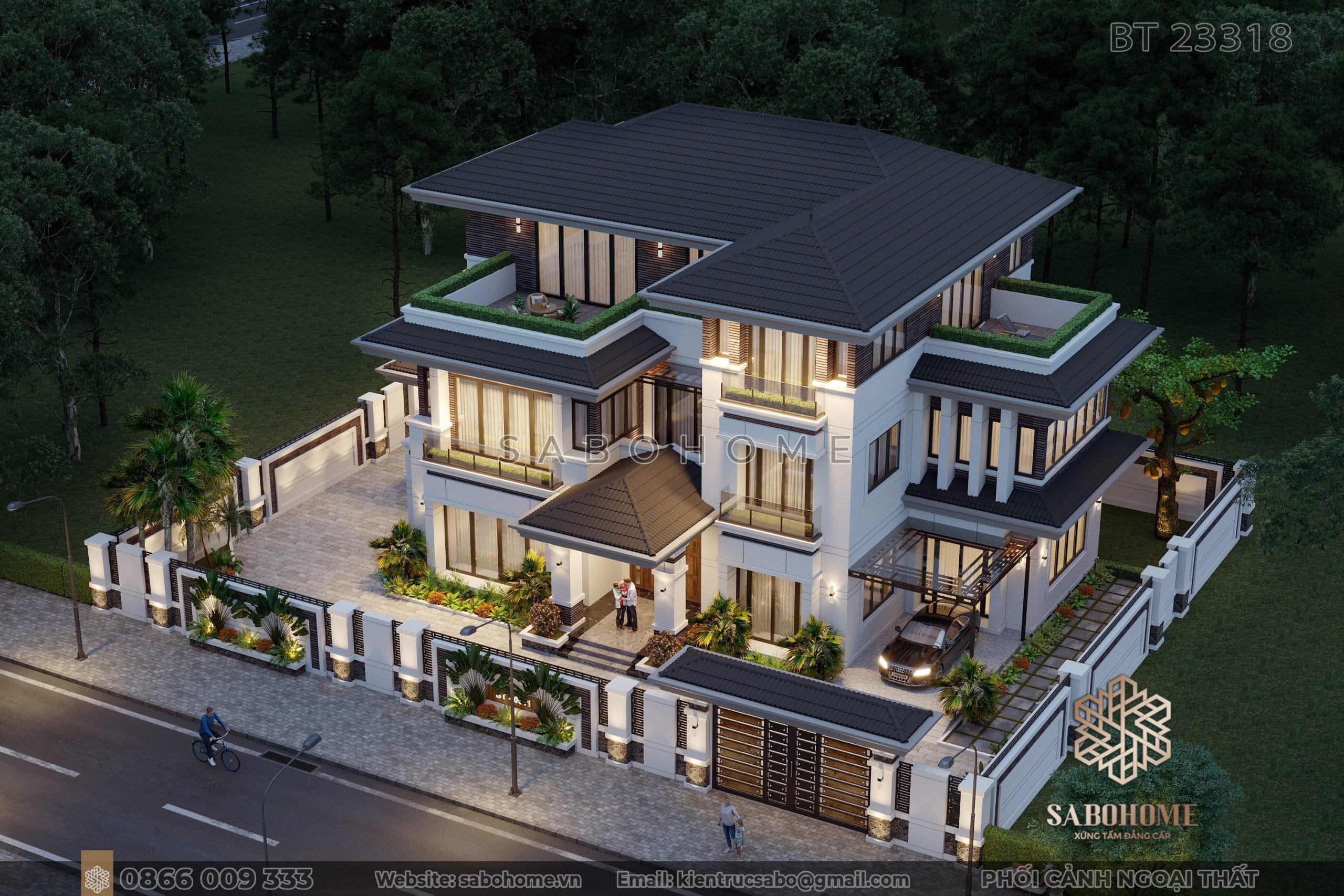 Sống trong không gian kiến trúc và thiết kế tinh tế - Lựa chọn biệt thự Sabohome Biệt thự Sabohome - Tận hưởng sự hoàn mỹ với kiến trúc và thiết kế tinh tế