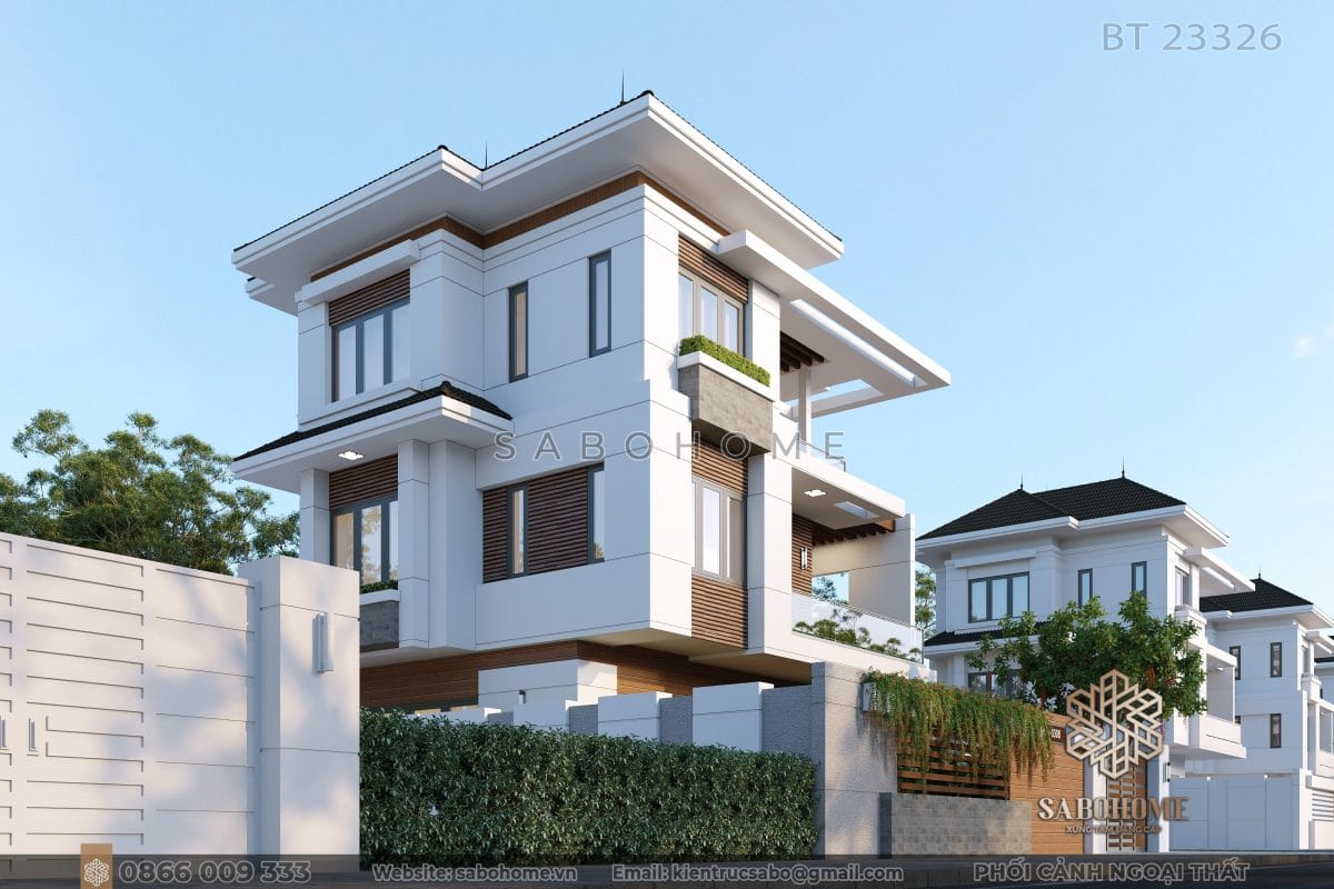 Biệt thự hiện đại 3 tầng - Nơi khởi đầu chuyến hành trình của thành công