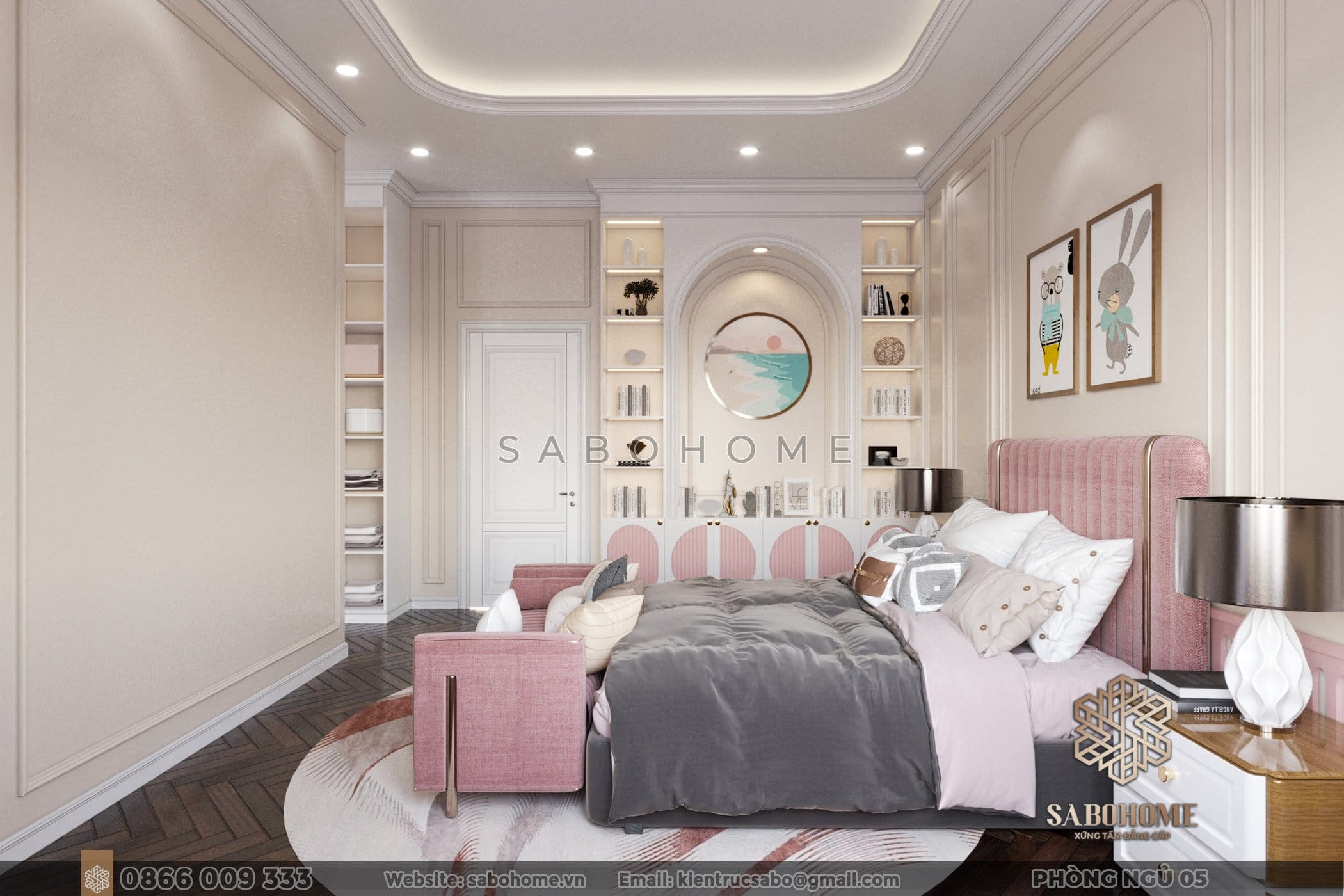 Phòng ngủ màu hồng: Khu vườn của những giấc mơ và trái tim ấm áp Phòng ngủ màu hồng: Nơi tạo nên những kỷ niệm đáng nhớ trong trái tim bé gái