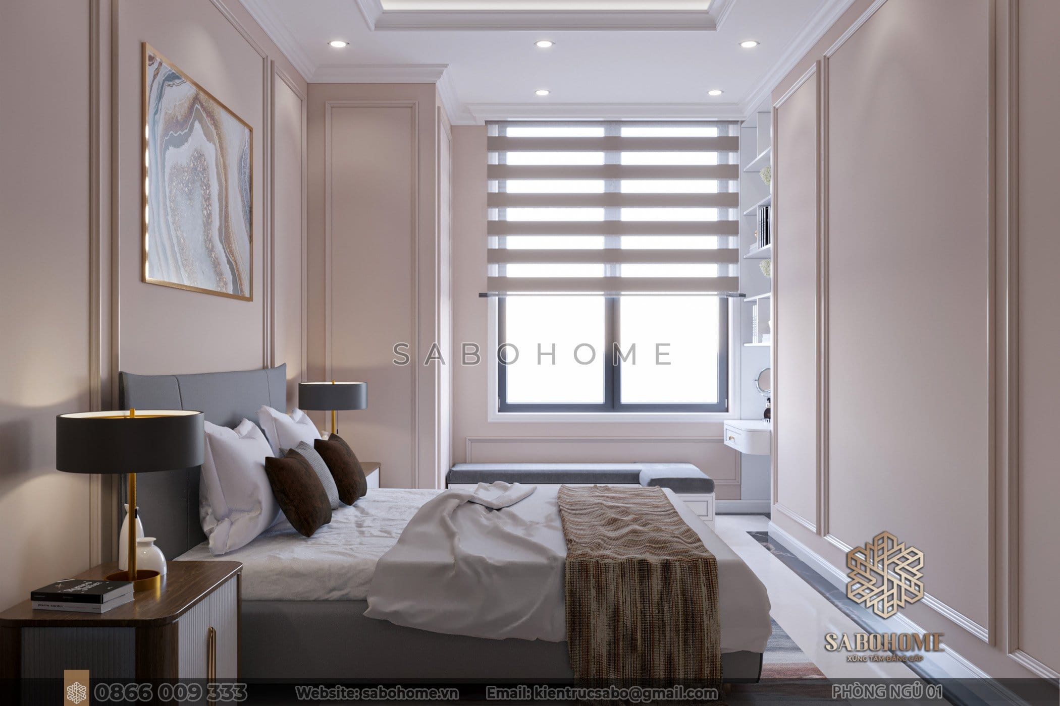 Phòng ngủ - Nơi biến giấc mơ thành hiện thực Tạo dựng không gian yên bình và đẳng cấp cho giấc ngủ thư thái