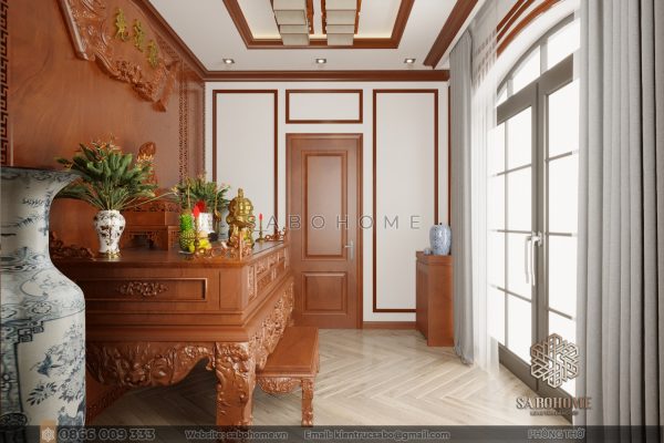 Phòng thờ tân cổ điển - Sự kết hợp tinh tế giữa trang trọng và sang trọng Khám phá vẻ đẹp cổ điển trong không gian phòng thờ tân cổ điển