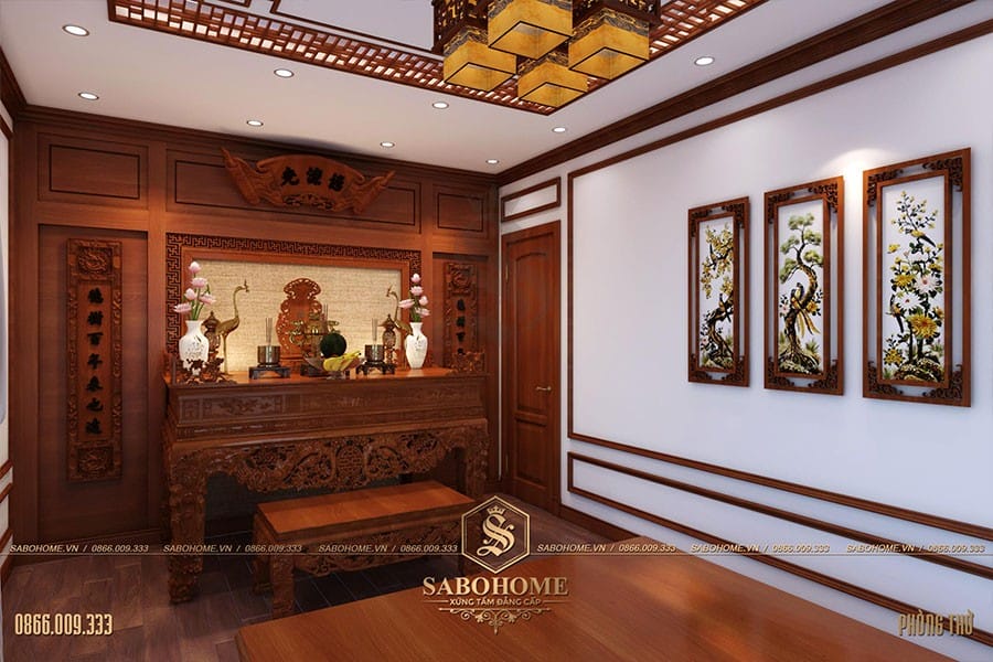 Phòng thờ - Nơi thấu hiểu và kính trọng linh hồn Tự hào sở hữu Phòng thờ - Biểu tượng truyền tải sự trang trọng