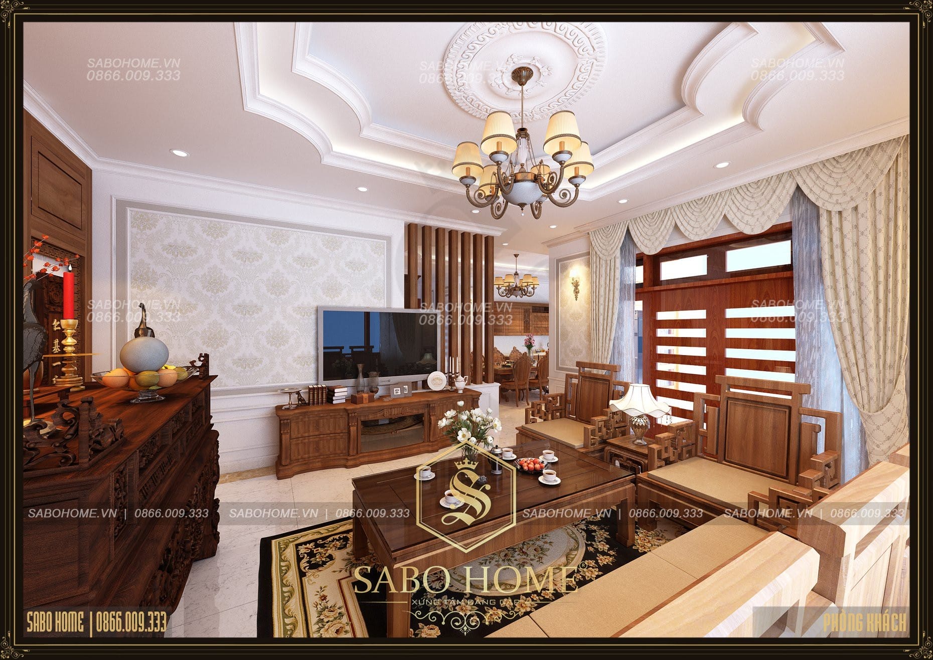Tạo dựng bầu không khí thánh thiện trong Phòng thờ tân cổ điển Hòa mình vào không gian trang nghiêm tại Phòng thờ