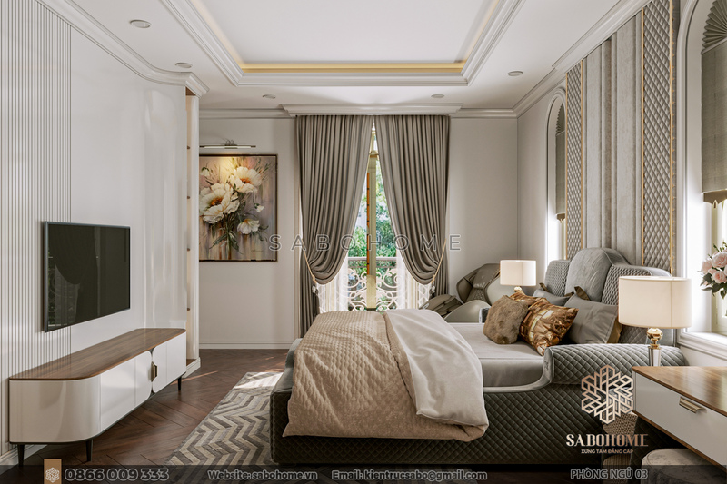 Vườn địa đàng của biệt thự tân cổ điển - Quảng Ninh. Lối sống thượng lưu đích thực tại Quảng Ninh.