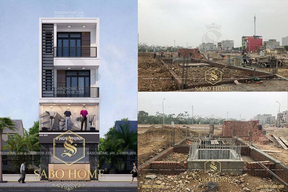 Tiến độ thi công nhà phố 5 tầng ở Hà Nội - TC6NO5