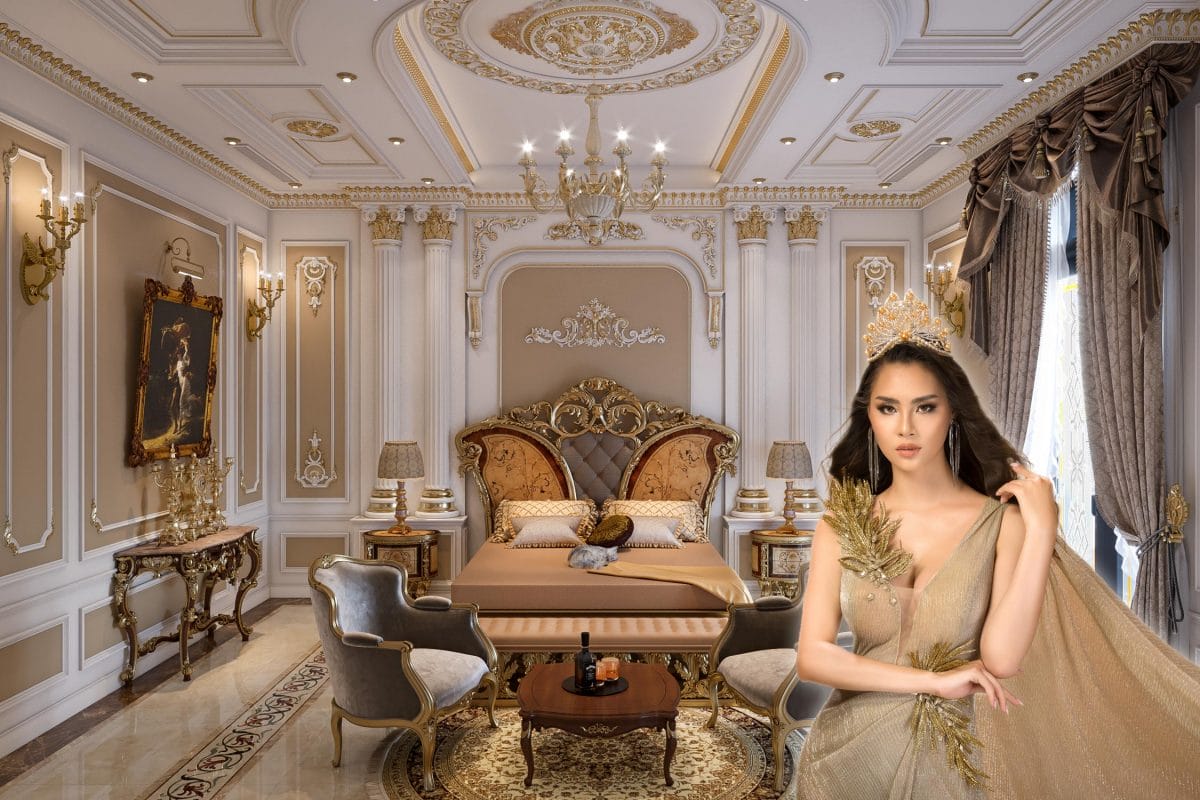 Thiết kế nội thất phòng ngủ gia đình Anh Đức Tại Trà Vinh - NTBT 2091