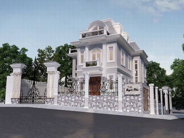 Mẫu thiết kế biệt thự tân cổ điển đẹp
