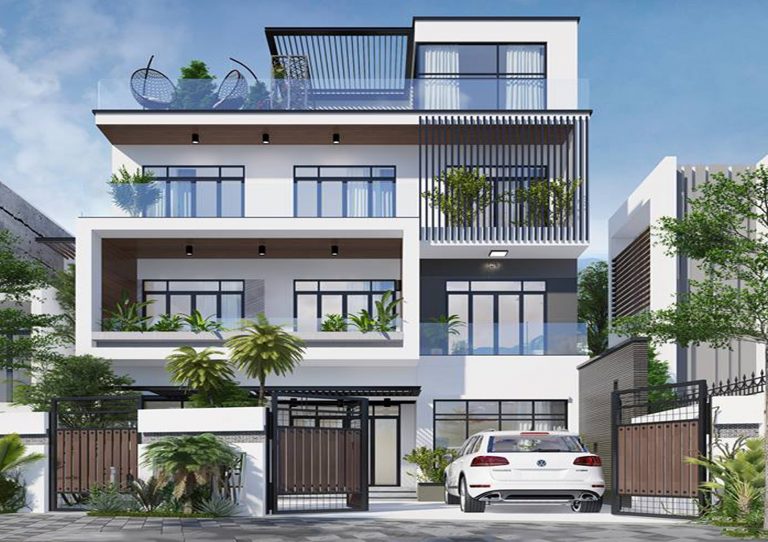 Công ty thi công biệt thự 4 tầng