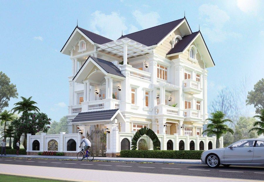 THIẾT KẾ THI CÔNG BIỆT THỰ 3 TẦNG