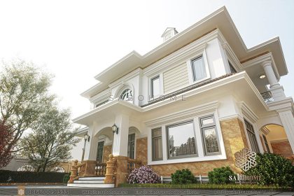 Biệt thự 2 tầng mái nhật sabohome