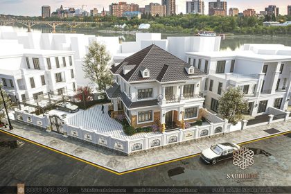 Thiết kế biệt thự 2 tầng sabohome