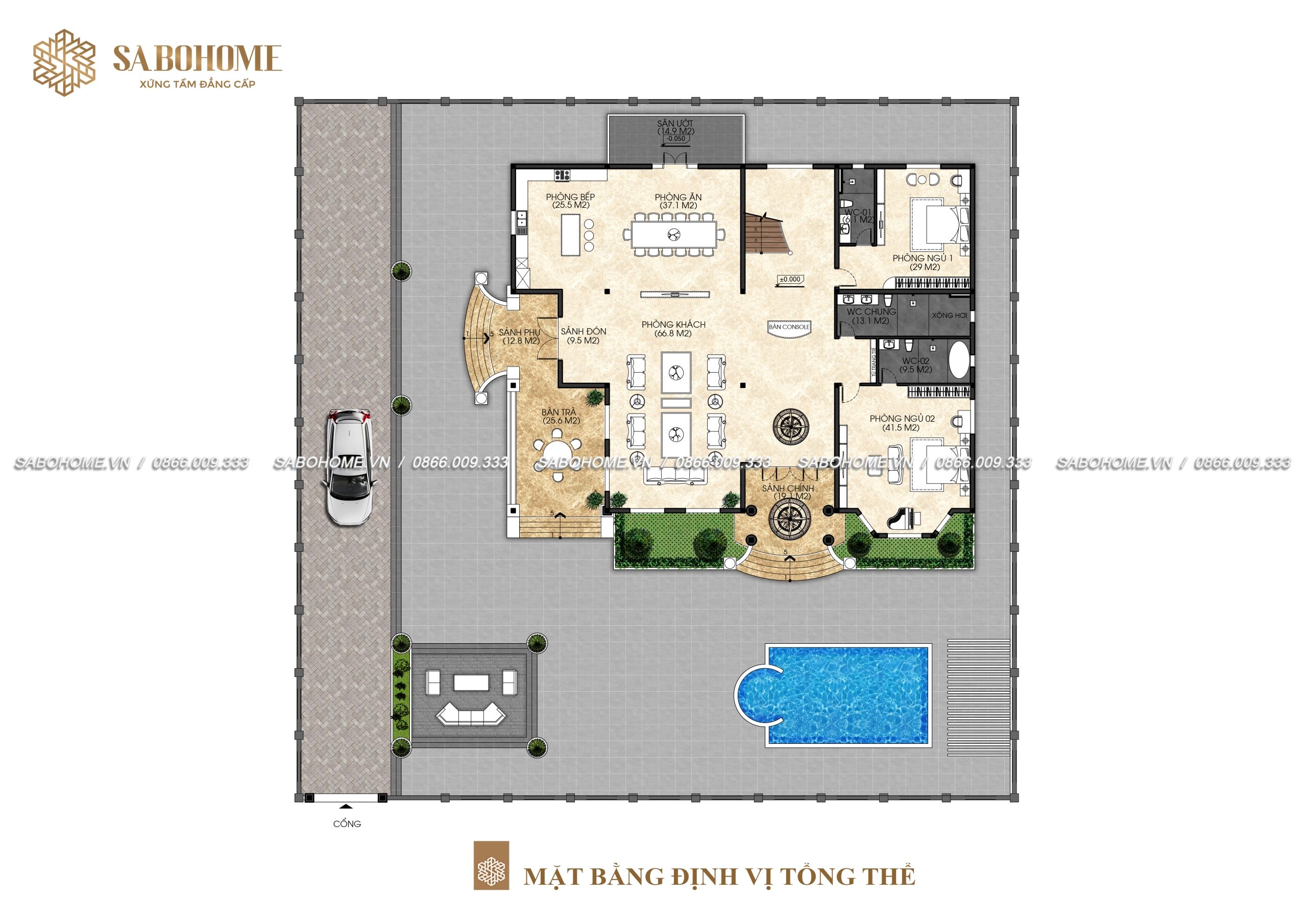 Mặt bằng định vị tổng thể