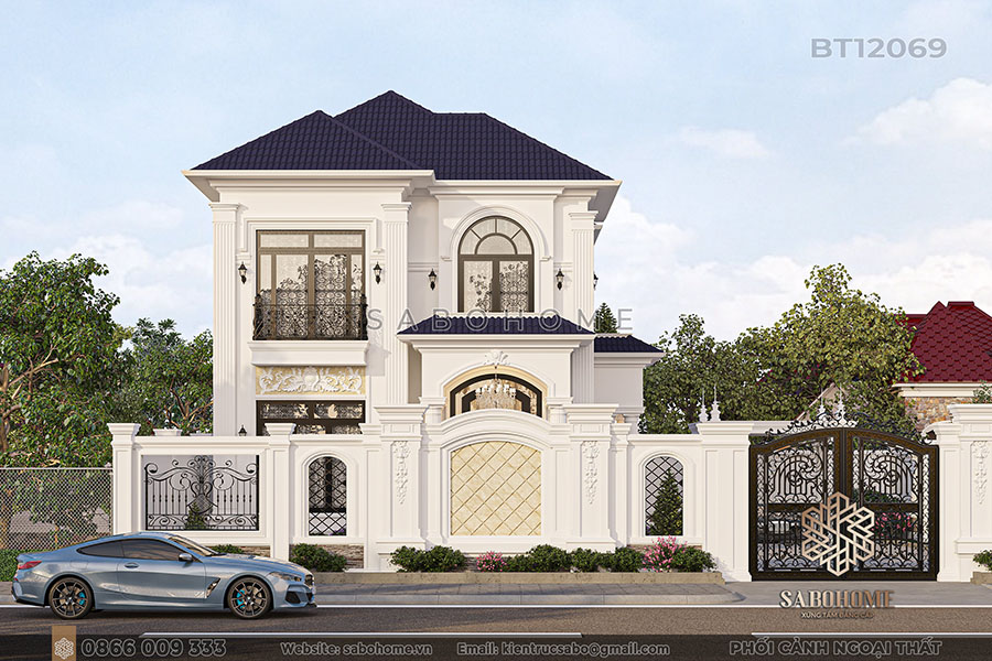 Không gian biệt thự 2 tầng tinh tế, sang trọng - BT 12069