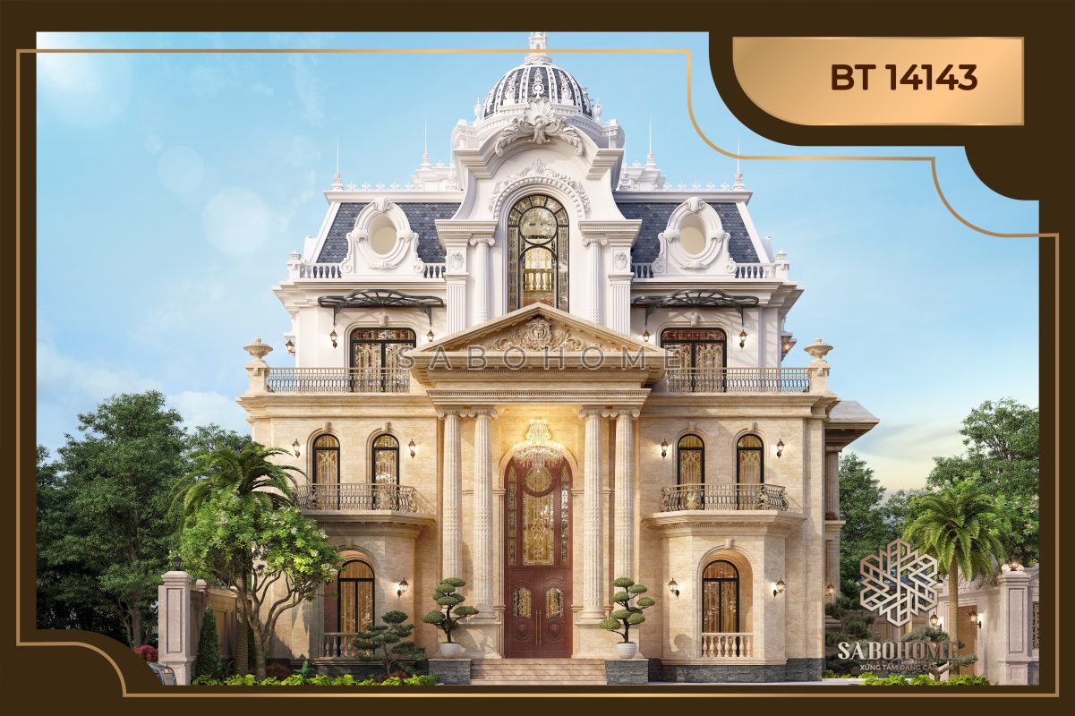 Choáng ngợp trước siêu biệt thự 4 tầng hoành tráng tại Bắc Ninh - BT14143