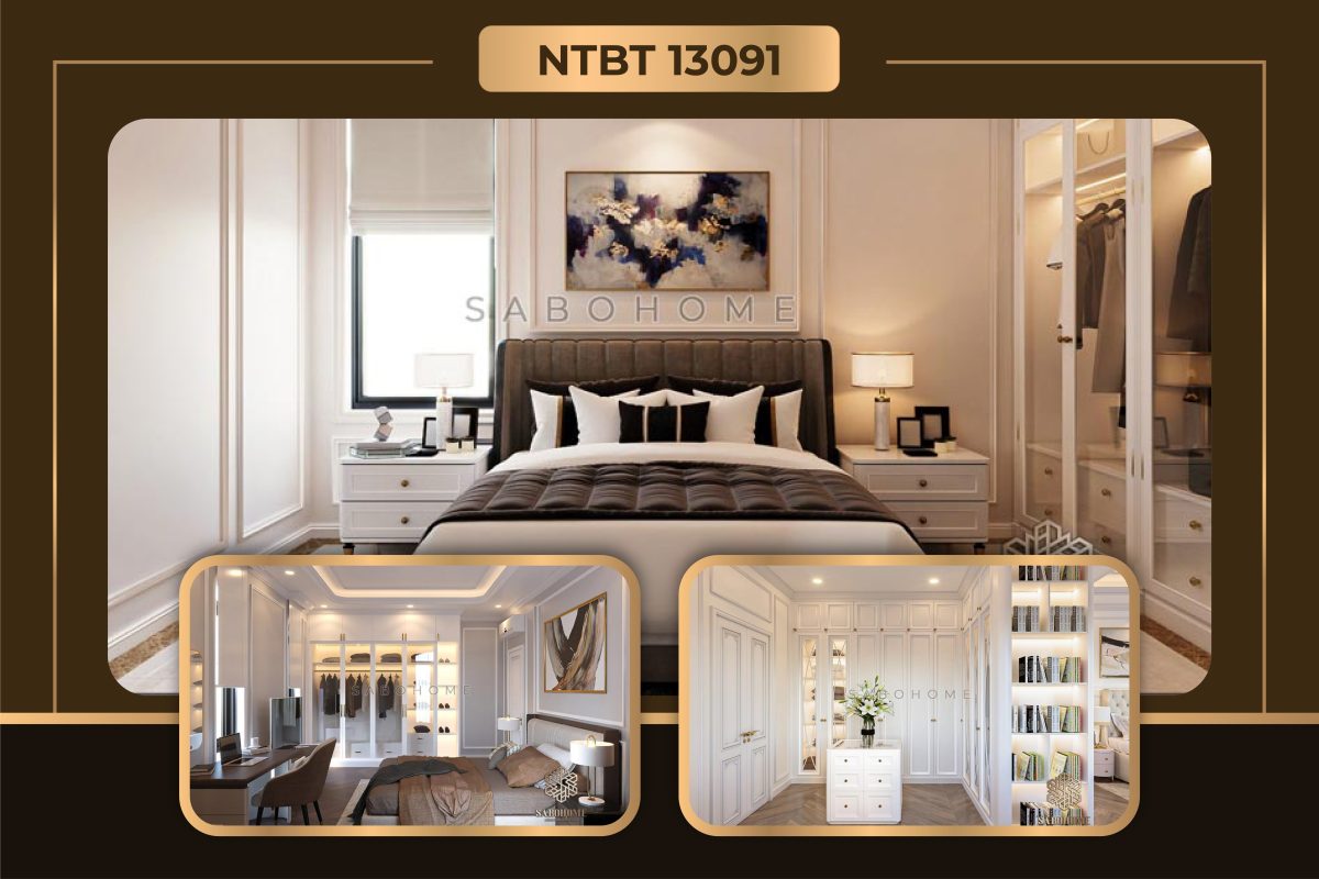Thiết kế nội thất biệt thự đẹp sang trọng tinh tế - NTBT13091