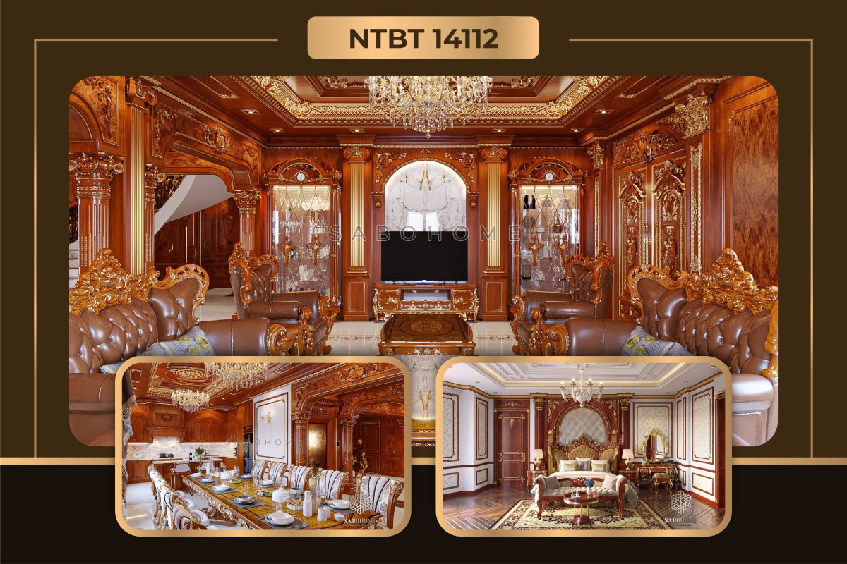 Thiết kế nội thất gỗ tự nhiên xa hoa đẳng cấp: Nghệ thuật trang trí không gian sống với chất liệu cao cấp