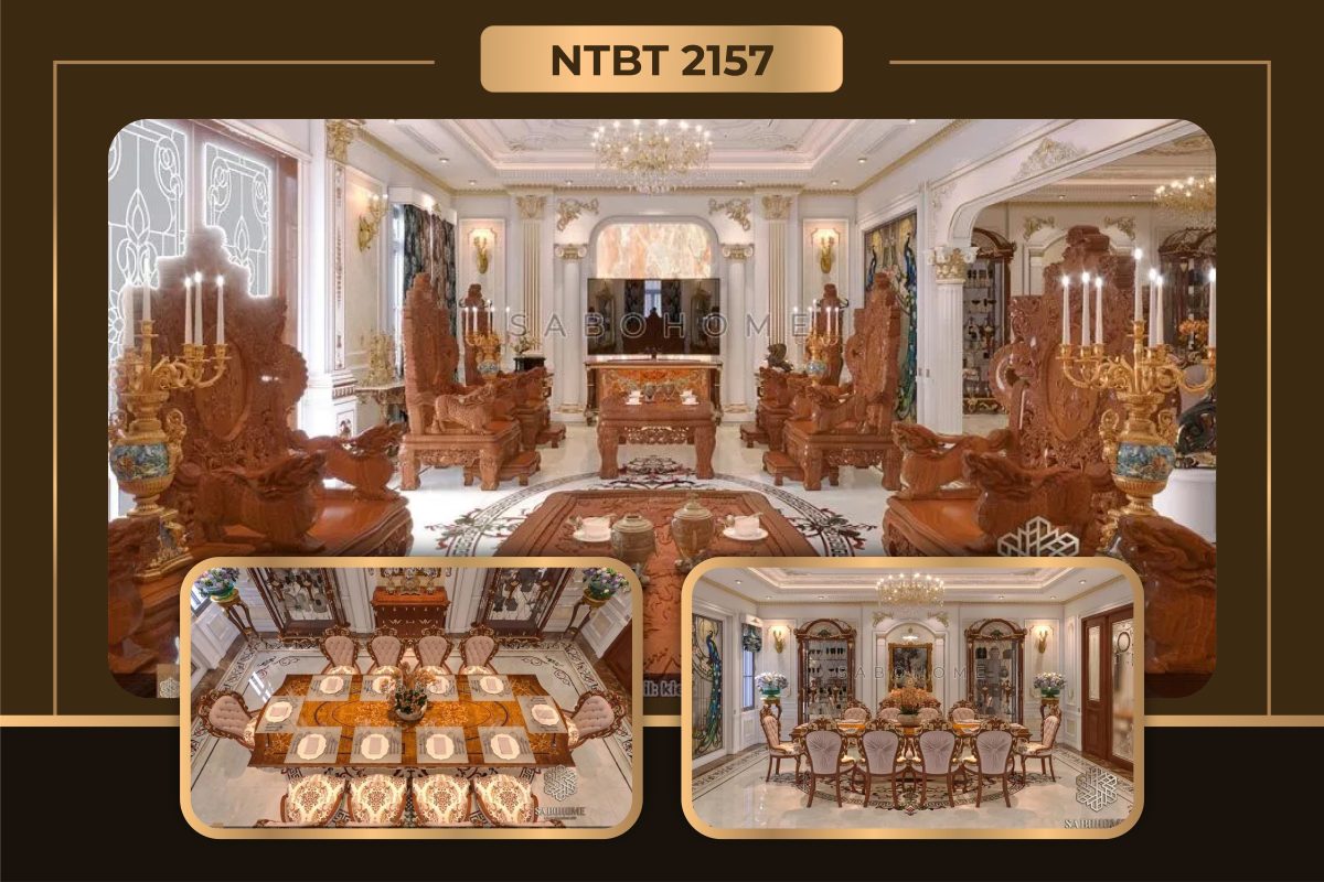 Vẻ đẹp không gian nội thất tân cổ điển ấn tượng tại Đồng Nai - NTBT2157
