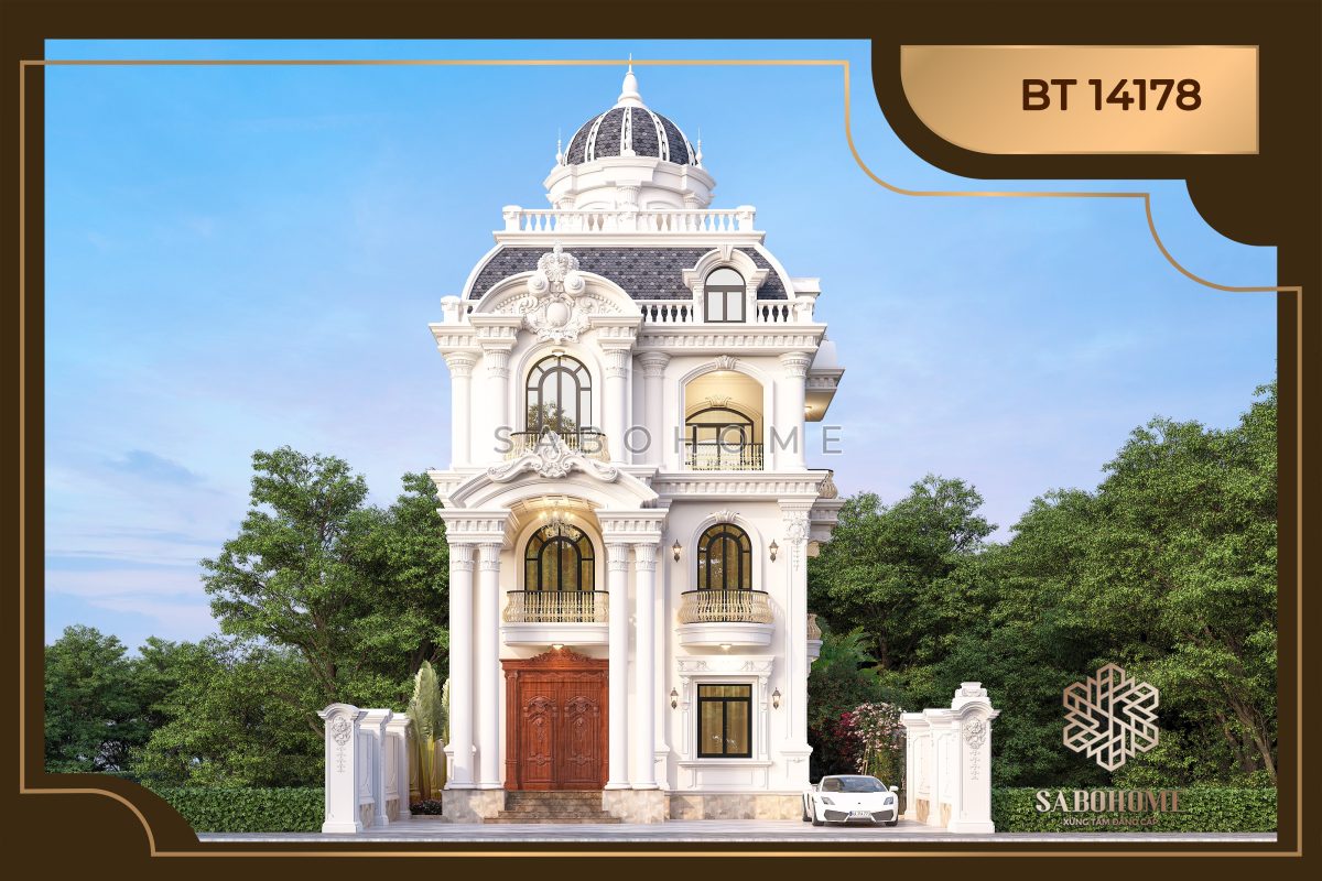Đi tìm hiểu thiết kế biệt thự 4 tầng siêu đẳng cấp - BT 14178