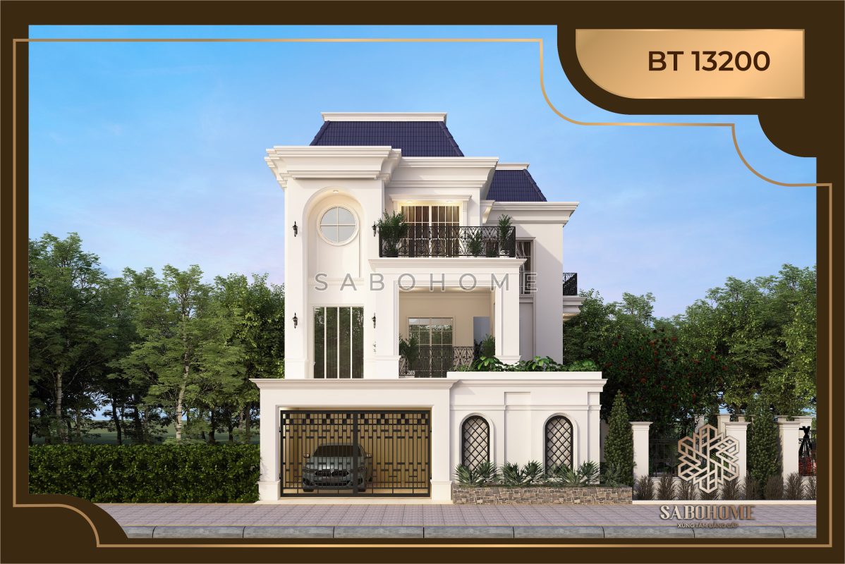 Biệt thự 3 tầng tân cổ điển đẹp say lòng người - BT13200