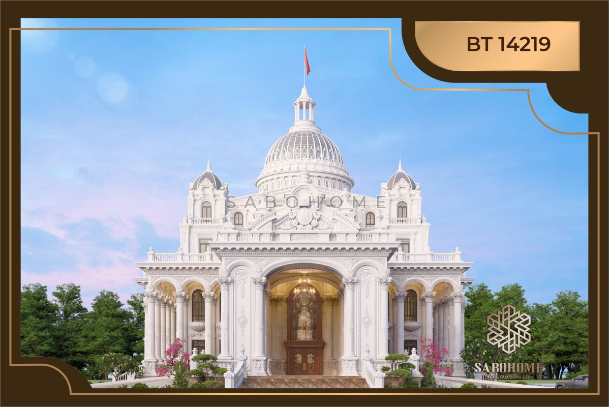 Nguy nga với mẫu lâu đài cổ điển 4 tầng ấn tượng - BT14219
