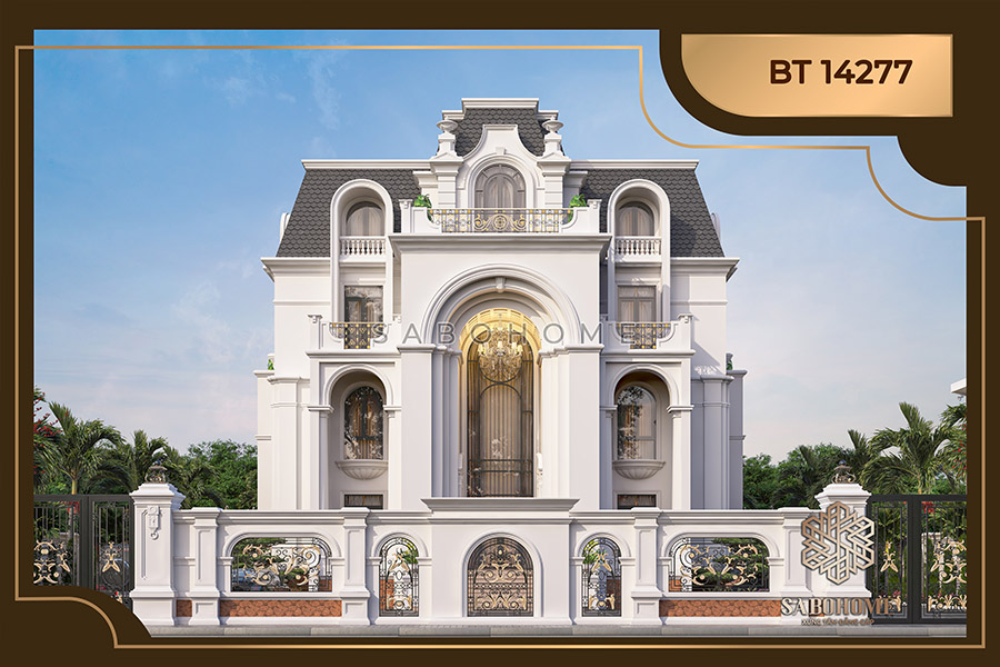 Biệt thự tân cổ điển 4 tầng tại Đà Lạt đẹp ngây ngất - BT14277