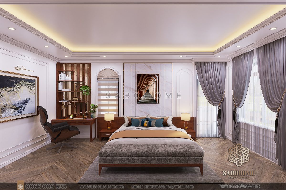 Gợi ý mẫu thiết kế phòng ngủ Master sang trọng mới nhất 2023 từ SABOHOME