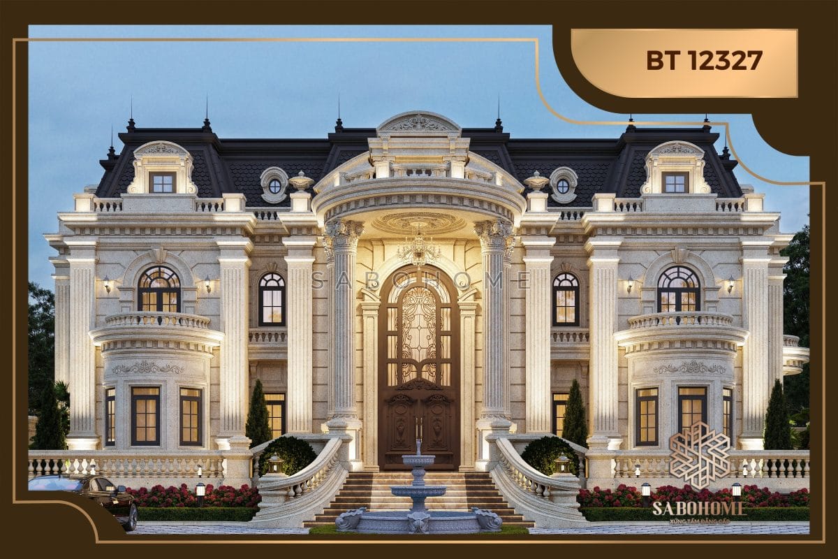 Biệt thự tân cổ điển 2 tầng - Nơi tạo nên không gian sống độc đáo và thanh lịch