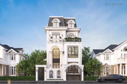 Thiết kế biệt thự 4 tầng Sài Gòn - Sự kết hợp hoàn hảo giữa phong cách và chức năng