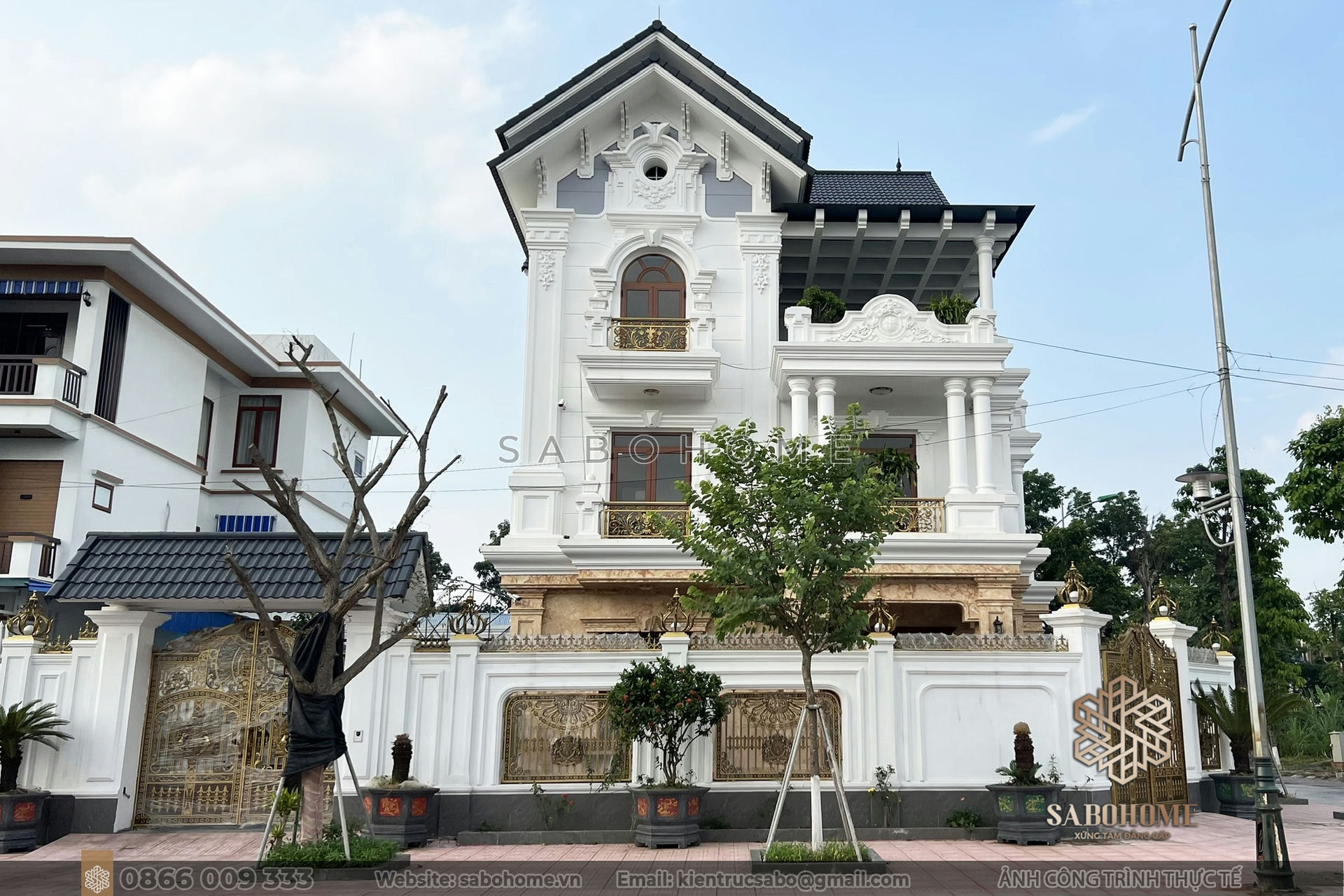 Thái Nguyên Villa - Nghệ thuật thiết kế biệt thự 3 tầng Biệt thự 3 tầng ở Thái Nguyên - Tận hưởng cuộc sống đẳng cấp
